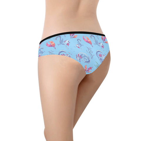 Axolotl-Womens-Hipster-Underwear-Light-Sky-Blue-Model-Back-View