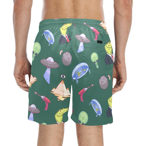Conspiracy Theory Men's Swim Trunks
