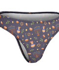 Hanukkah-Women's-Thong-Charcoal-Product-Side-View