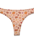 Thanks-Giving-Women's-Thong-Peach-Product-Front-View