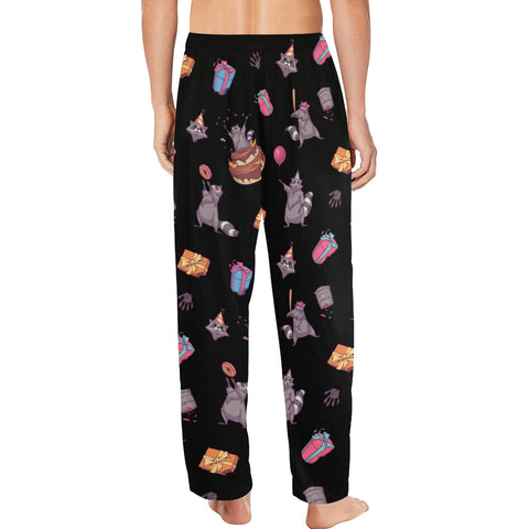 Birthday Raccoons Men's Pajamas