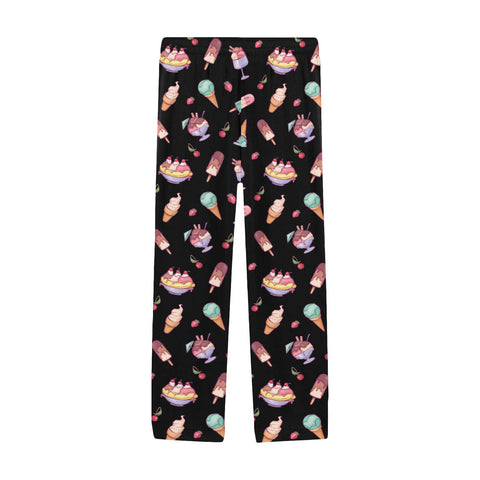 Banana-Split-Mens-Pajama-Black-Front-View