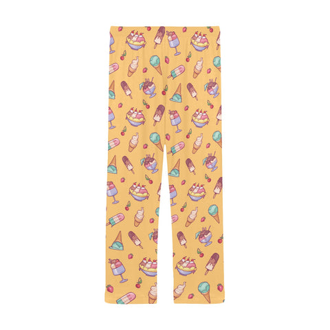 Banana-Split-Mens-Pajama-Yellow-Back-View