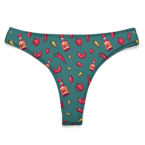 Spicy-Womens-Thong-Teal-Product-Front-View