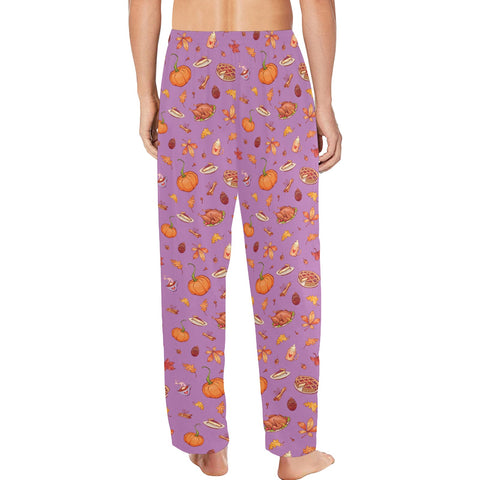 Thanksgiving-Mens-Pajama-Orchid-Model-Back-View