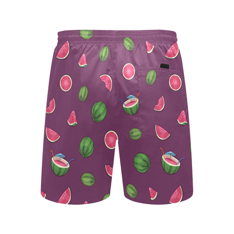 Watermelon-Mens-Swim-Trunks-Peach-Back-View