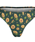 Sunflower-Womens-Thong-Dark-Green-Product-Back-View