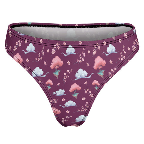 Sakura-Tree-Womens-Thong-Magenta-Product-Back-View