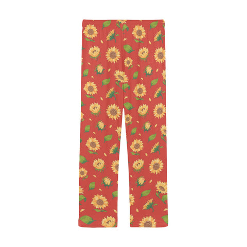 Sunflower-Mens-Pajama-Dark-Orange-Back-View