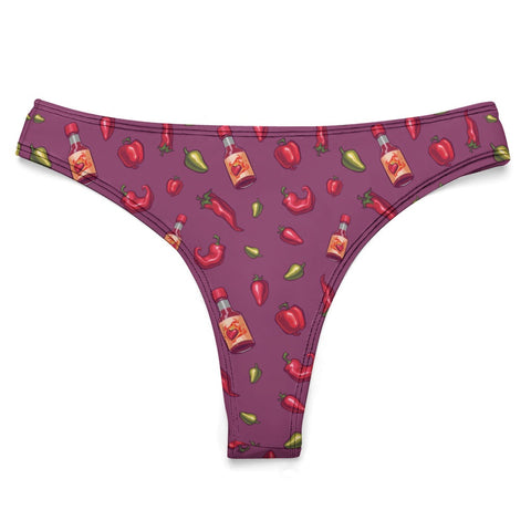 Spicy-Womens-Thong-Magenta-Product-Front-View