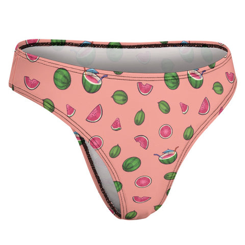 Watermelon-Womens-Thong-Pink-Product-Side-View