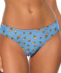 Pineapple-Womens-Thong-Sky-Blue-Model-Front-View