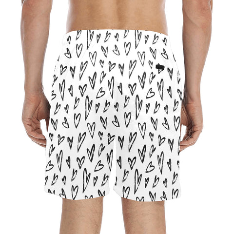 Crazy-Hearts-Mens-Swim-Trunks-White-Model-Back-View