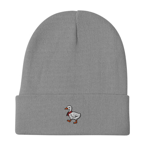 Silly Goose Embroidered Beanie