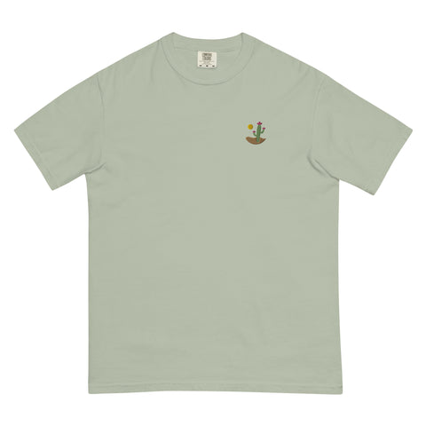 Desert-Cactus-Embroidered-T-shirt-Bay-Front-View