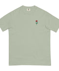 Rose-Embroidered-T-Shirt-Bay-Front-View