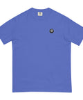 Magic-Eight-Ball-Embroidered-T-Shirt-Flo-Blue-Front-View