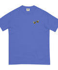 Bee-Mine-Embroidered-T-Shirt-Flo-Blue-Front-View