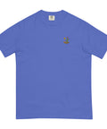 Desert-Cactus-Embroidered-T-shirt-Flo-Blue-Front-View
