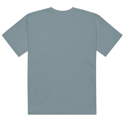 Wine-Embroidered-T-Shirt-Ice-Blue-Back-View