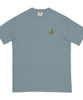 Desert-Cactus-Embroidered-T-shirt-Ice-Blue-Front-View