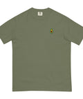 Avocado-Embroidered-T-Shirt-Moss-Front-View