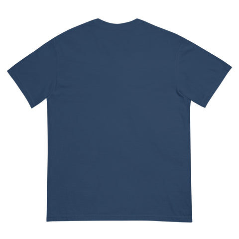 Four-Leaf-Clover-Embroidered-T-Shirt-True-Navy-Back-View