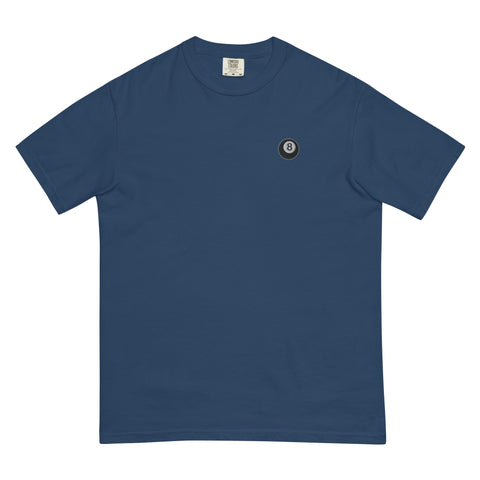 Magic-Eight-Ball-Embroidered-T-Shirt-True-Navy-Front-View