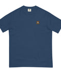 Brown-Bear-Embroidered-T-Shirt-True-Navy-Front-View