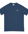 Full-Moon-Embroidered-T-Shirt-True-Navy-Front-View