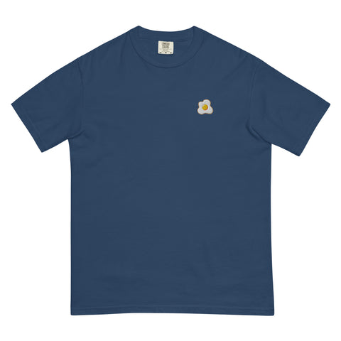 Sunny-Side-Up-Embroidered-T-Shirt-True-Navy-Front-View