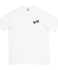 Bee-Mine-Embroidered-T-Shirt-White-Front-View