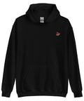 Watermelon-Embroidered-Hoodies-Black-Front-View