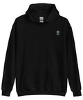 Panda-Embroidered-Hoodies-Black-Front-View