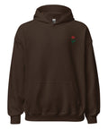 Rose-Embroidered-Hoodies-Dark-Chocolate-Front-View