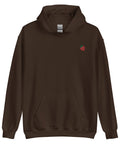 Strawberry-Embroidered-Hoodies-Dark-Chocolate-Front-View