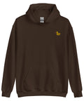 Rubber-Duck-Embroidered-Hoodies-Dark-Chocolate-Front-View