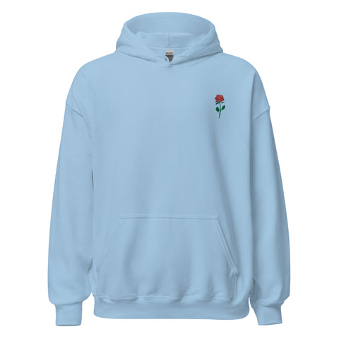 Rose-Embroidered-Hoodies-Light-Blue-Front-View