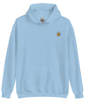 Beer-Mug-Embroidered-Hoodies-Light-Blue-Front-View