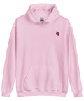 Strawberry-Embroidered-Hoodies-Light-Pink-Front-View