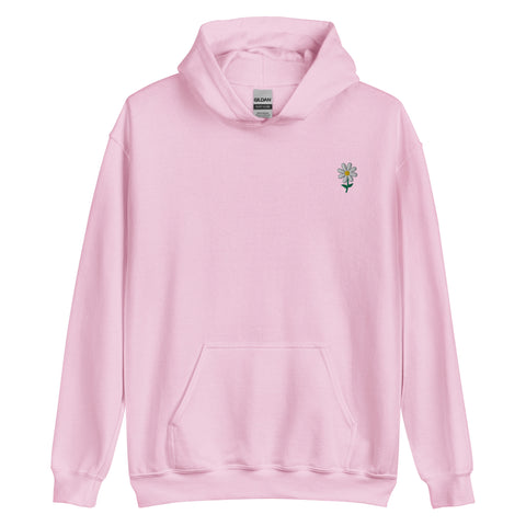 Daisy-Embroidered-Hoodies-Light-Pink-Front-View