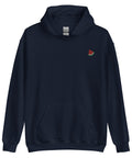 Watermelon-Embroidered-Hoodies-Navy-Front-View