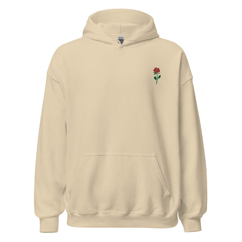 Rose-Embroidered-Hoodies-Sand-Front-View