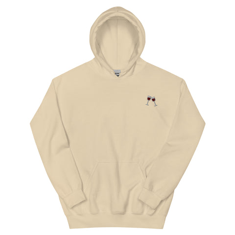 Wine-Embroidered-Hoodies-Sand-Front-View