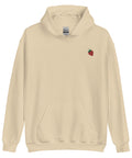 Strawberry-Embroidered-Hoodies-Sand-Front-View