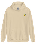 Lemon-Embroidered-Hoodies-Sand-Front-View