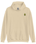 Avocado-Embroidered-Hoodies-Sand-Front-View