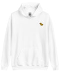 Rubber-Duck-Embroidered-Hoodies-White-Front-View