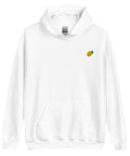 Lemon-Embroidered-Hoodies-White-Front-View