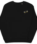 Bee-Mine-Embroidered-Sweatshirt-Black-Front-View